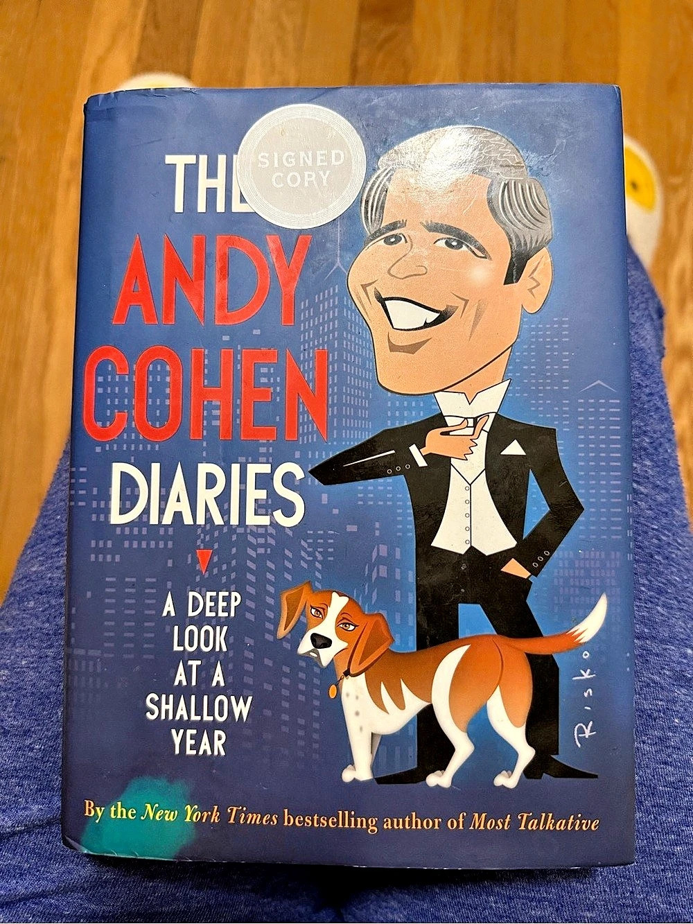 The Andy Cohen Diaries: A Deep Look at a Shallow Year Signed Hardcover Book